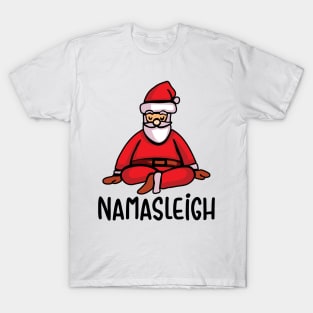 Namasleigh Yoga Funny Christmas Sweater T-Shirt